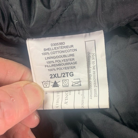 DICKIES Mens Full Zip Canvas Quilted Lined Heavy  Work Jacket Size 2XL Camel - Picture 9 of 10